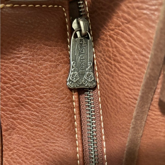 Montana West Trinity Ranch Concealed Carry Fringe Rivets Shoulder Bag Brown - Picture 8 of 10